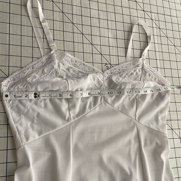 Vintage Sears The Doesnt Slip white slip, size tall 36 - Picture 6 of 10